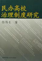 民办高校治理制度研究