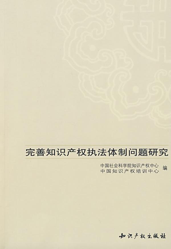 完善知识产权执法体制问题研究