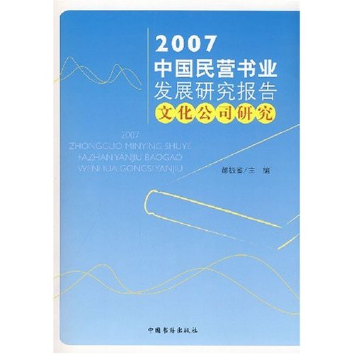 2007-中国民营书业发展研究报告文化公司研究