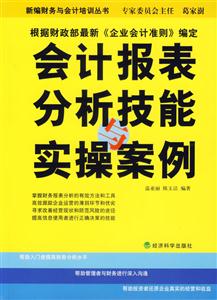 会计报表分析技能实操案例