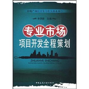 专业市场项目开发全程实操策划