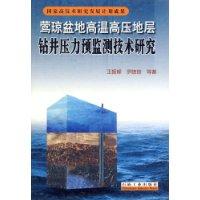 莺琼盆地高温高压地层钻井压力预监测技术研究