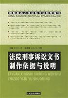 法院刑事诉讼文书制作依据与说明
