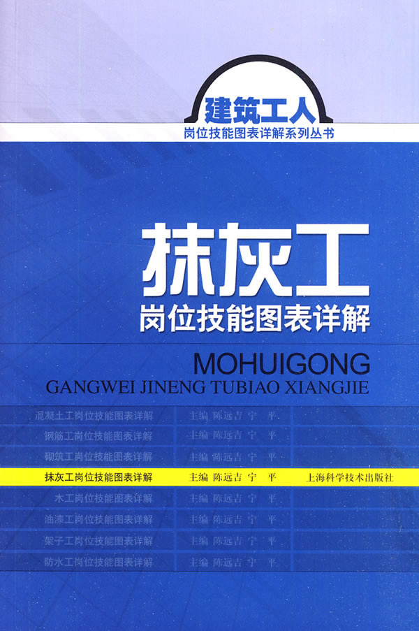 抹灰工岗位技能图表详解