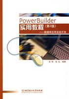 powerBuilder 实用教程(第2版)_数据