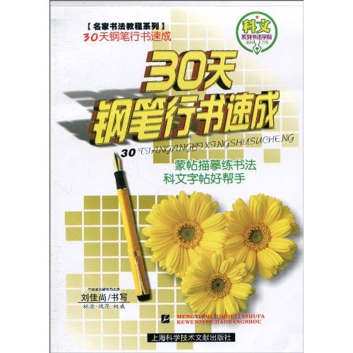 30天钢笔行书速成