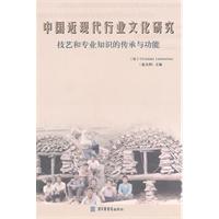 中国近现代行业文化研究-技艺和专业知识的传承与功能
