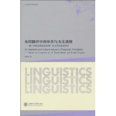 应用翻译中的审美与文化透视-基于商标品牌名和品牌广告口号的翻译研究