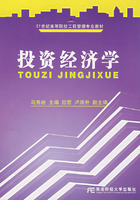投资经济学(马秀岩)