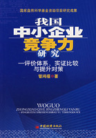 我国中小企业竞争力研究——评价体系、实证比较与提升对策