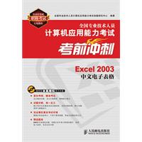 全国专业技术人员计算机应用能力考试考前冲刺EXCEL 2003中文版电子表格