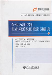 企业内部控制基本规范及配套指引解读