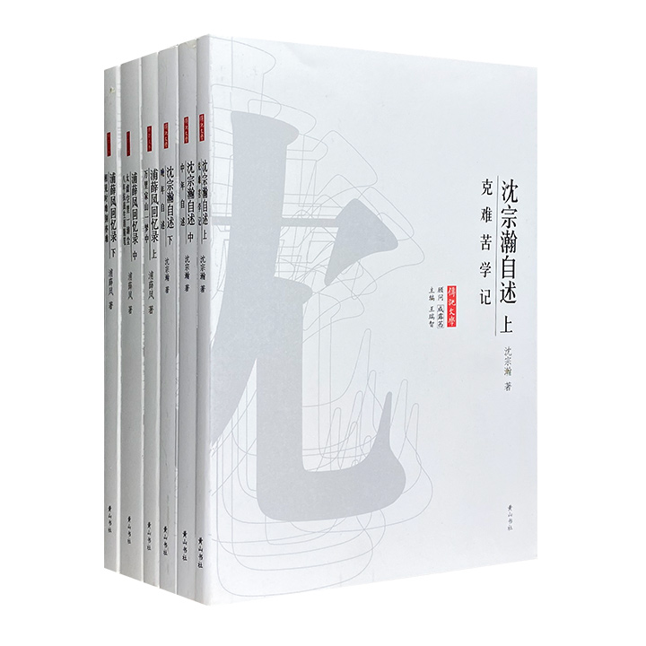 团购：传记文学系列2种6册：浦薛凤回忆录+沈宗瀚自述