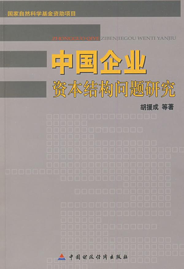 中国企业资本结构问题研究