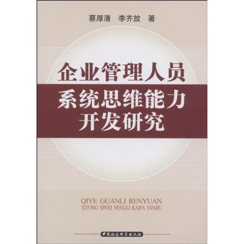 企业管理人员系统思维能力开发研究