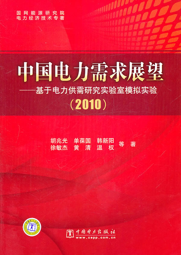 2010-中国电力需求展望-基于电力供需研究实验室模拟实验