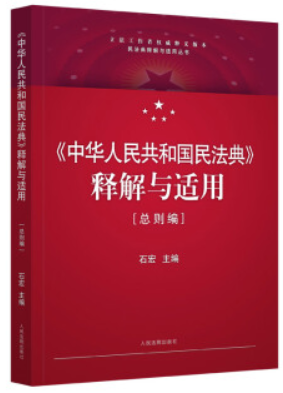 法律释解与适用丛书《中华人民共和国民法典》释解与适用·总则编