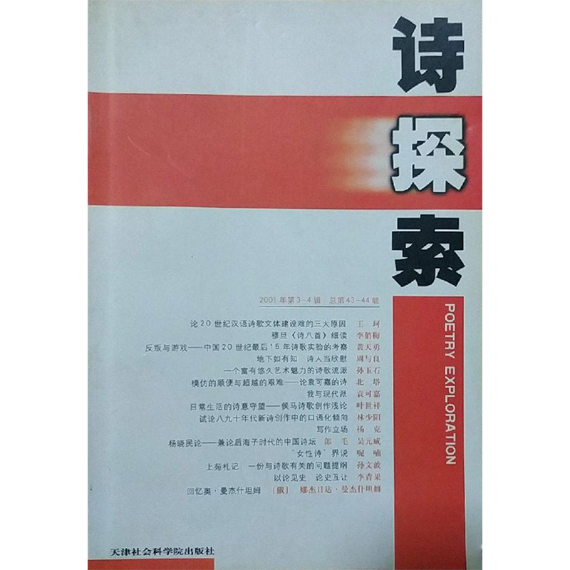 诗探索2001年